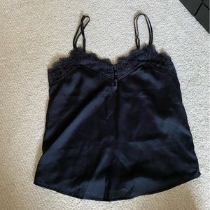 Abercrombie and Fitch black lace camisole